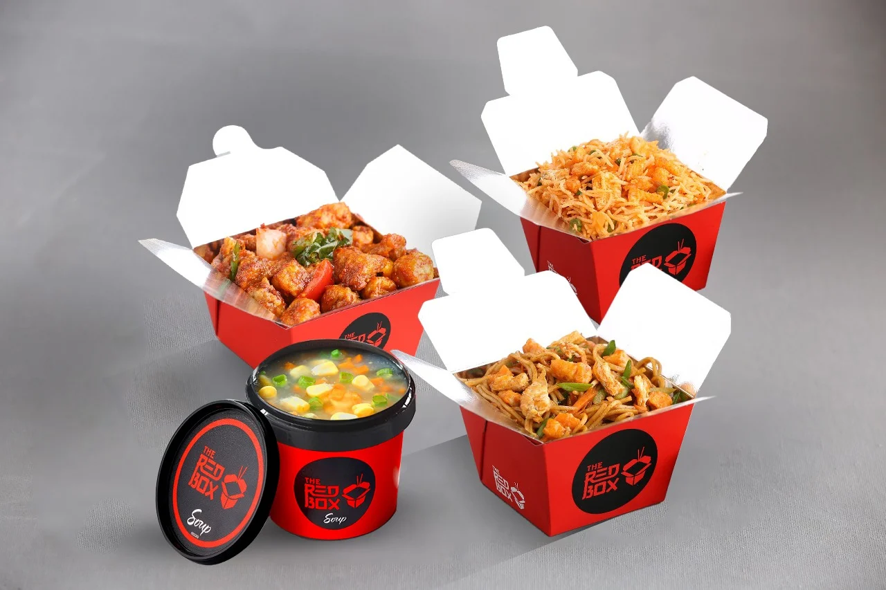 The Red Box authentic packaging